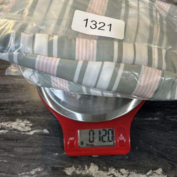 Torrid Womens Pants 1R  (14-16) Pockets Wide Leg Daydream Stripe Cloud Dancer - Picture 12 of 12